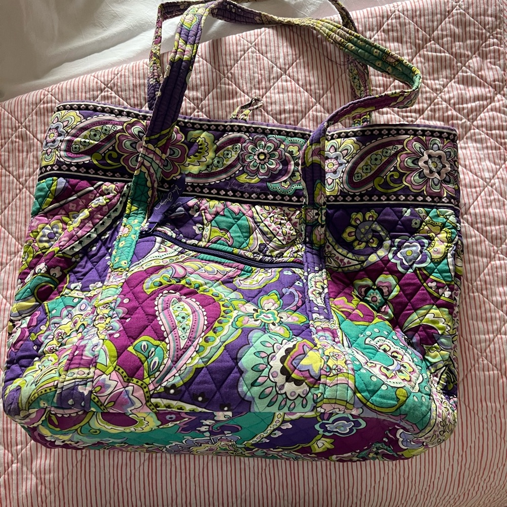 Vera Bradley Colorful Paisley Tote